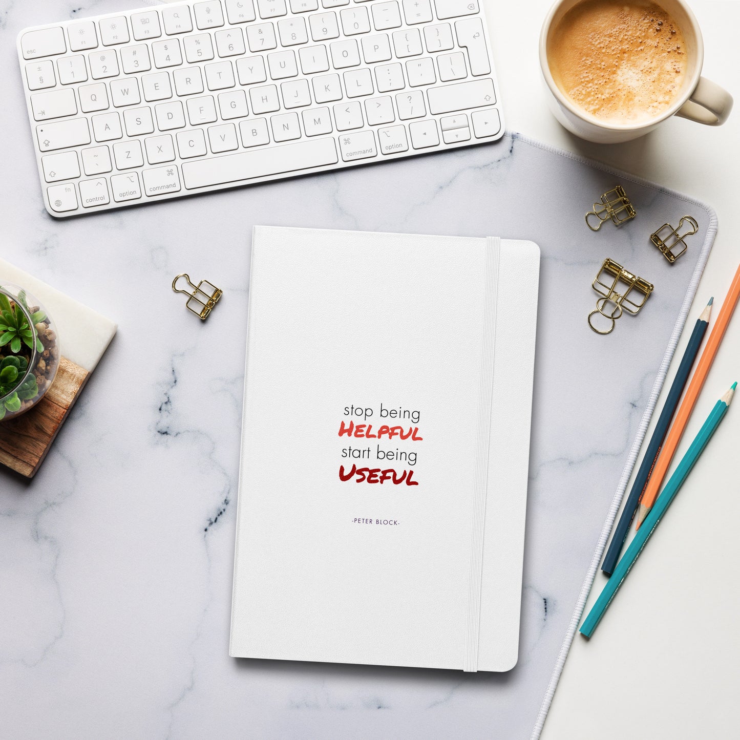 'Stop Being Helpful' Notebook