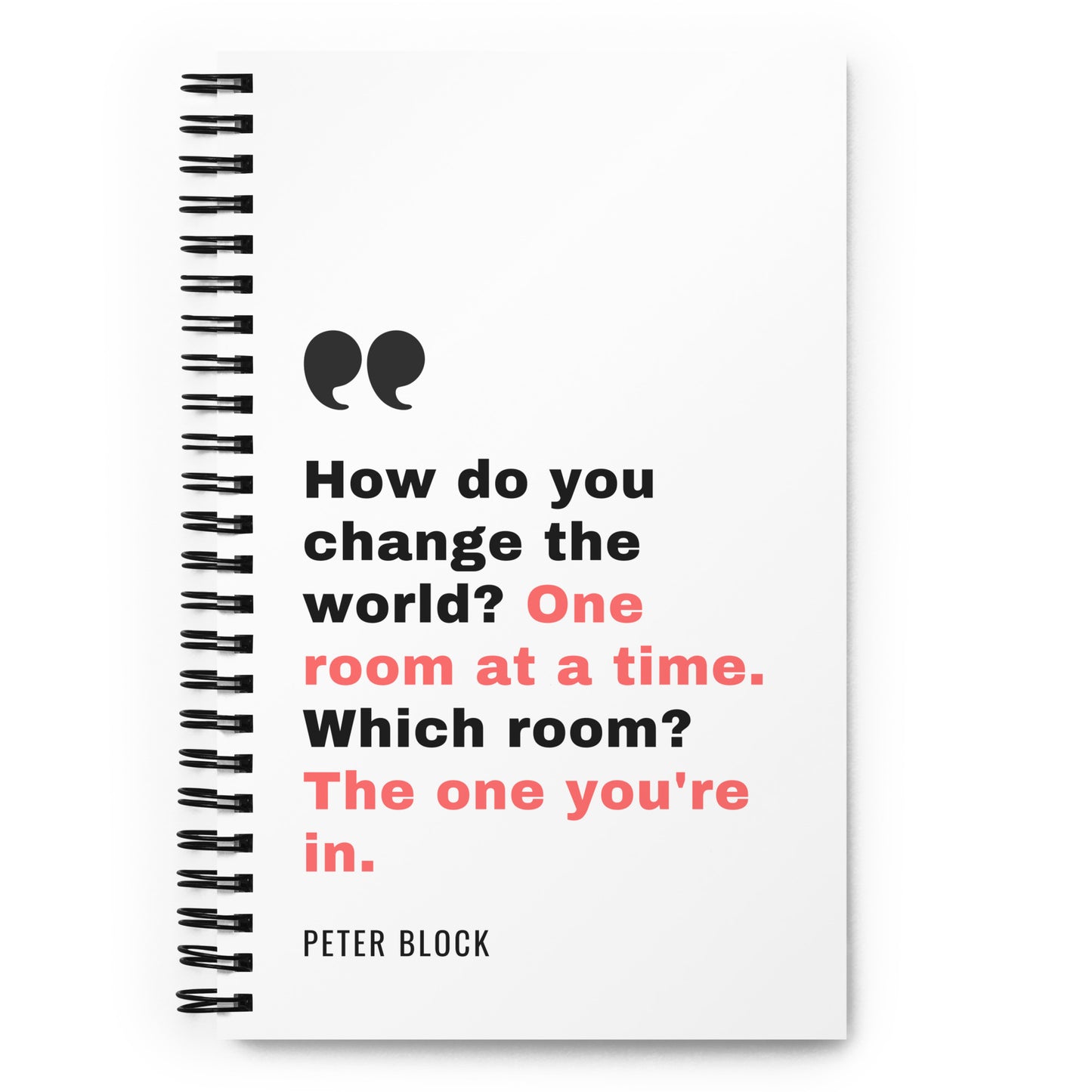 Spiral notebook