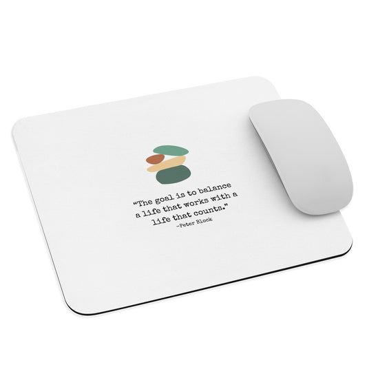 Quote Mouse pad
